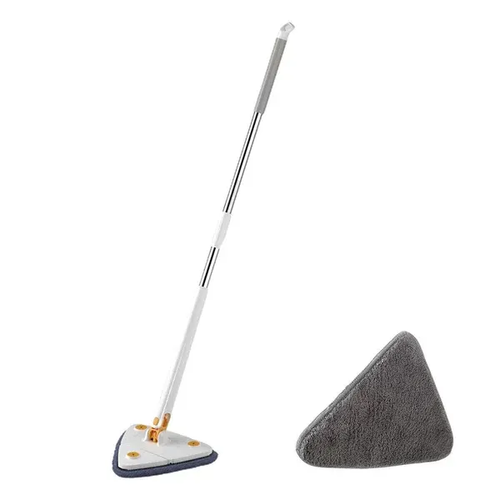 ✅Strongly absorbent mop for greater cleanliness and efficiency. ✅360°double joints ✅No dead ends,retractable rod for easy cleaning of high places. ✅with a triangular design that fits closely to the corners and removes corner stains.