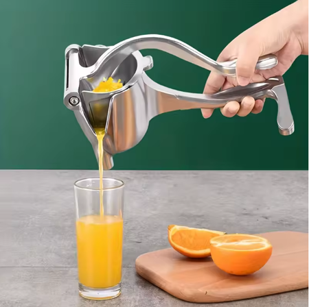 Espremedor de Suco Manual Liga de Alumínio Pressão Manual Espremedor de Laranja Espremedor de Frutas Manual Espremedor de Toranja