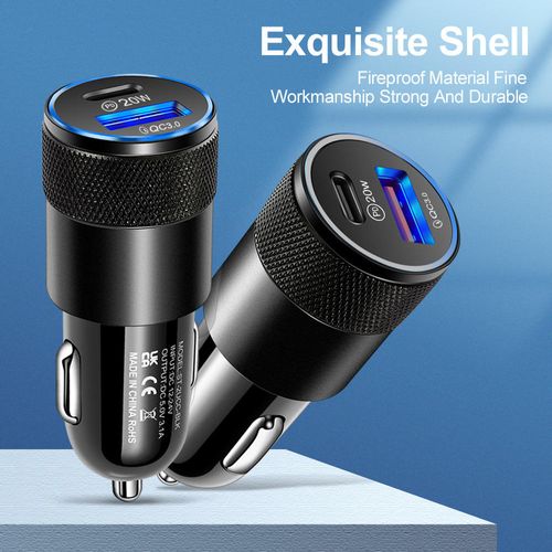 ast Charge Car Adapter - Dual USB QC3.0