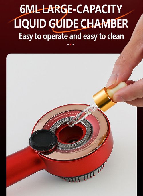 Infrared massage comb