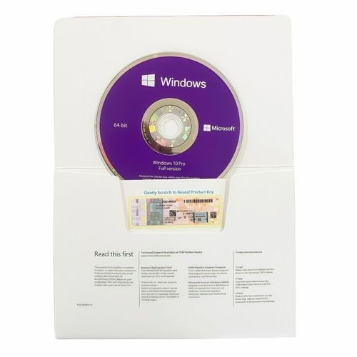 Windows 10 Pro OEM DVD Full Version with COA Sticker Key License Global Online Activation 12 Months Warranty Win 10 Pro CD DSP