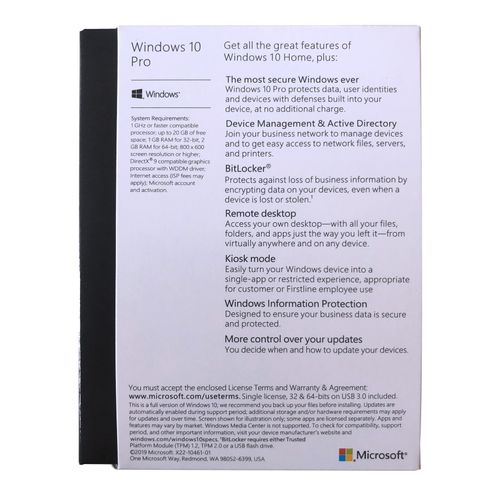 For Windows 10 Pro USB Retail Box 100% Online Activation Key Win 10 Pro FPP USB Full Package Fast Shipping