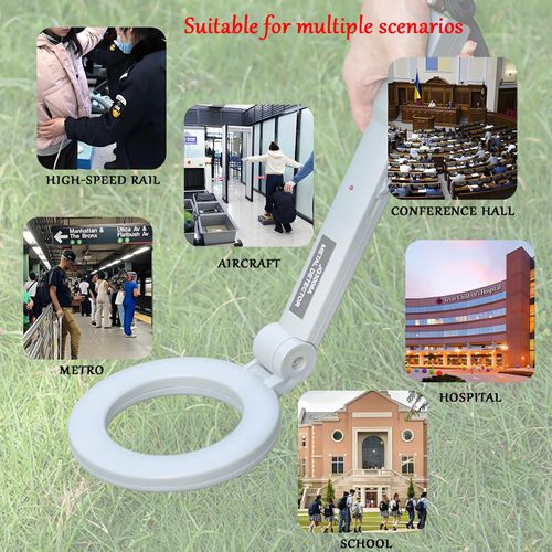 🔥HOT SALE🔥 COD！    Metal Detector,180°Rotating Probe,Built-in Sensing Wire Enclosure,Convenient to Carry,ABS Material,Suitable for Outdoor Treasure Hunting in Multiple Scenarios
