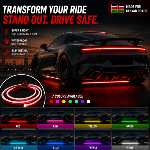 Car Hood LED Light Strip Kenya Waterproof 12V Daytime Running Light