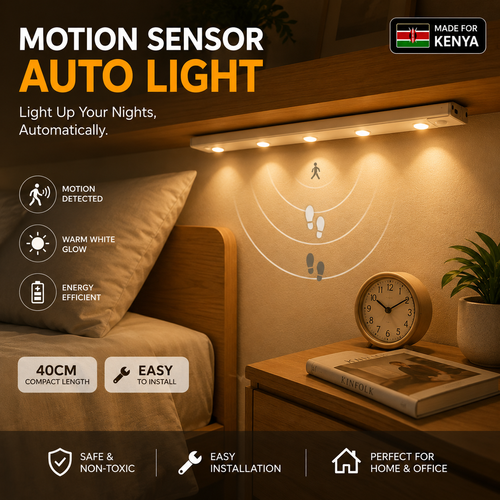 🔥HOT SALE🔥 COD！Smart Motion-Activated LED Light — Wireless, Ultra-Thin Ambient Lamp for Cabinets and Wardrobes.Nairobi stock ships within 48H, delivered within 3days