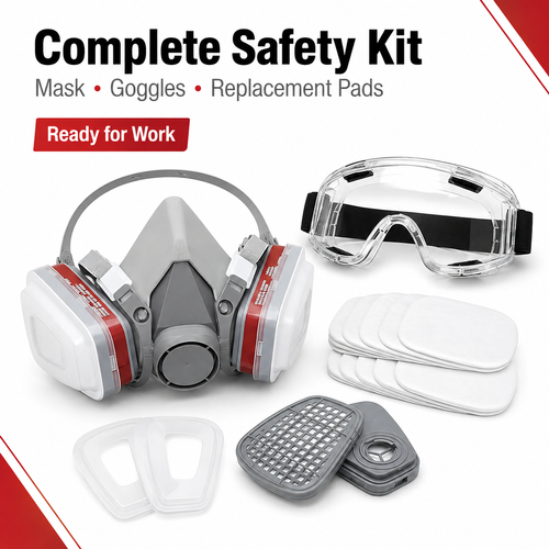 🎯🌟 Dust-Proof Integrated Respirator Mask - Your Ultimate Protection! 🛡️