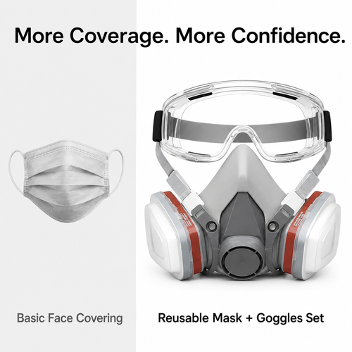 🎯🌟 Dust-Proof Integrated Respirator Mask - Your Ultimate Protection! 🛡️
