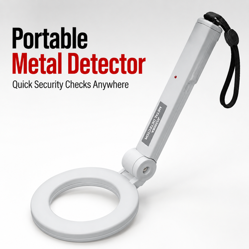 🔥HOT SALE🔥 COD！    Metal Detector,180°Rotating Probe,Built-in Sensing Wire Enclosure,Convenient to Carry,ABS Material,Suitable for Outdoor Treasure Hunting in Multiple Scenarios
