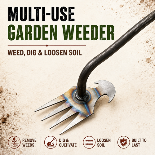 Hand Weeder Tool Kenya Heavy Duty Garden Weed Remover Steel Tool for Farm and Home Use