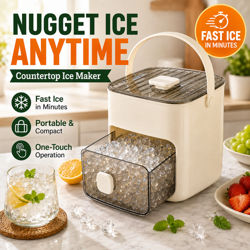 Fast Portable Countertop Ice Maker Machine for Home Office and Travel in Kenya