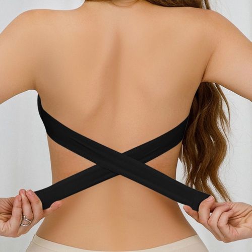 👙Hot-selling strapless bra cross side buckle underwear🔥