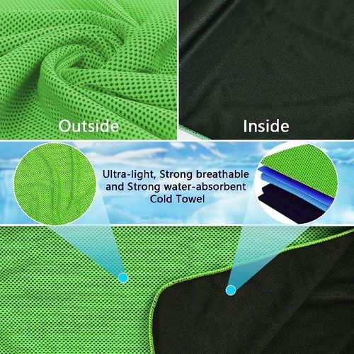 4 Pack！Cooling Towel,Soft Breathable Chilly Towel
