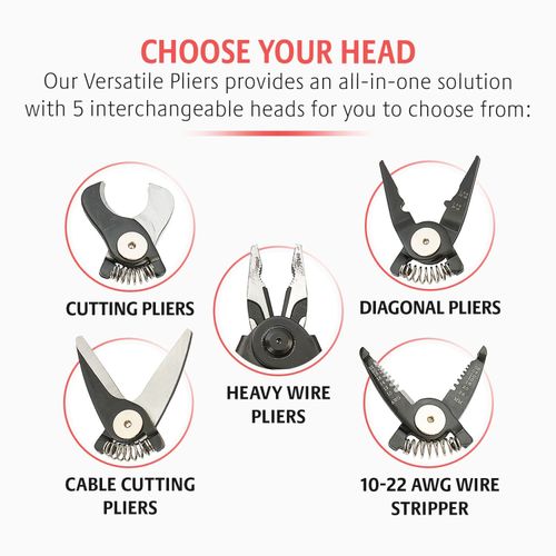 🧰Versatile Pliers with 5 Heads🧰