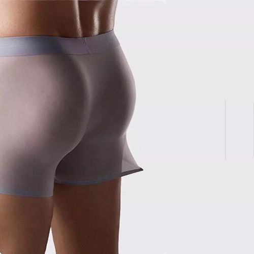 2025 Men's ice silk underwear quick-drying seamless boxer briefs breathable sports