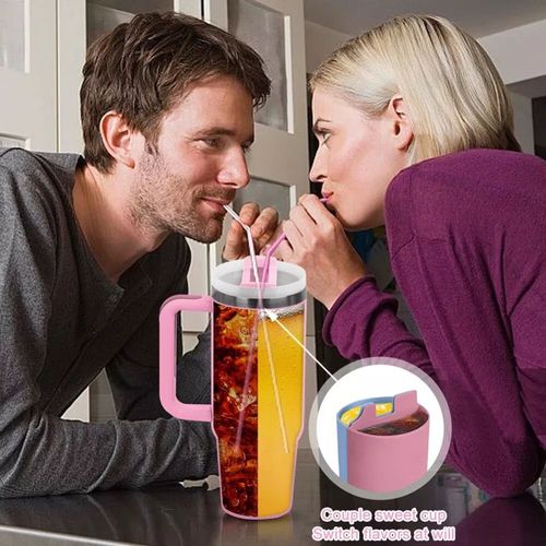 LOTUS Large Capacity Food Grade Silicone Liner 2 in 1 Beverage Separator Easy to Clean Liner Suitable for Stanley Accessories