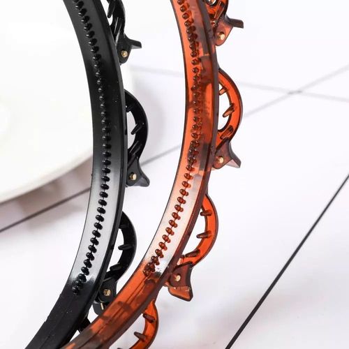 👧2pcs Double Bangs Hairstyle Hair Clips, Double Layer Twist Braid Headband Heidi Layer Hollow Braid Headband Alligator Clip Fashion Girls Braided Hairband
