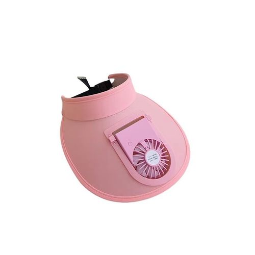 rechargeable fan cap solar panel powered hats summer beach outdoor cart on adult children visor