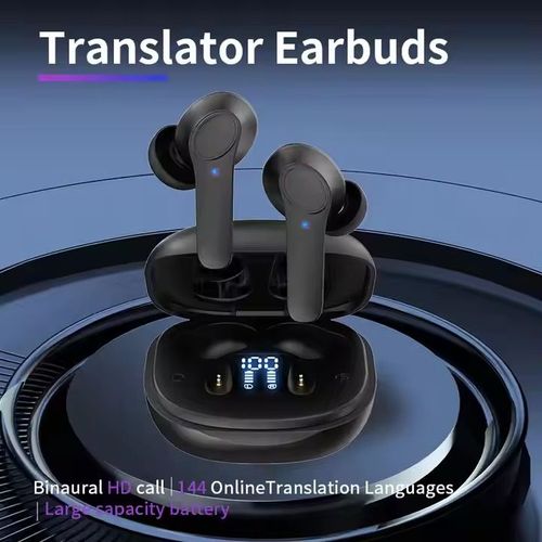 🔥 Ai multi-language translation headset real-time translation earbuds🔥