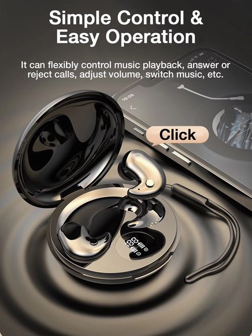 Wireless Earbuds Portable In-Ear Waterproof Running Sleep Headphones Noise Cancelling Stereo Sound Fashionable