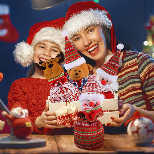 🎉🎉Christmas Knitted Doll Gift Bags Limited time two half price