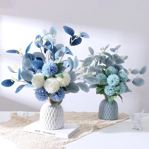 ⏰Limited time half price discount, artificial flower bouquets for decoration, silk flower arrangements, artificial flower plants, wedding bridal bouquets, table centerpieces for home decor, indoor vase flowers for tabletop decoration