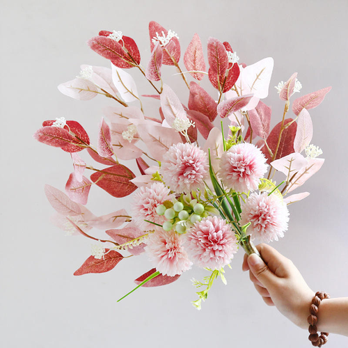 ⏰Limited time half price discount, artificial flower bouquets for decoration, silk flower arrangements, artificial flower plants, wedding bridal bouquets, table centerpieces for home decor, indoor vase flowers for tabletop decoration