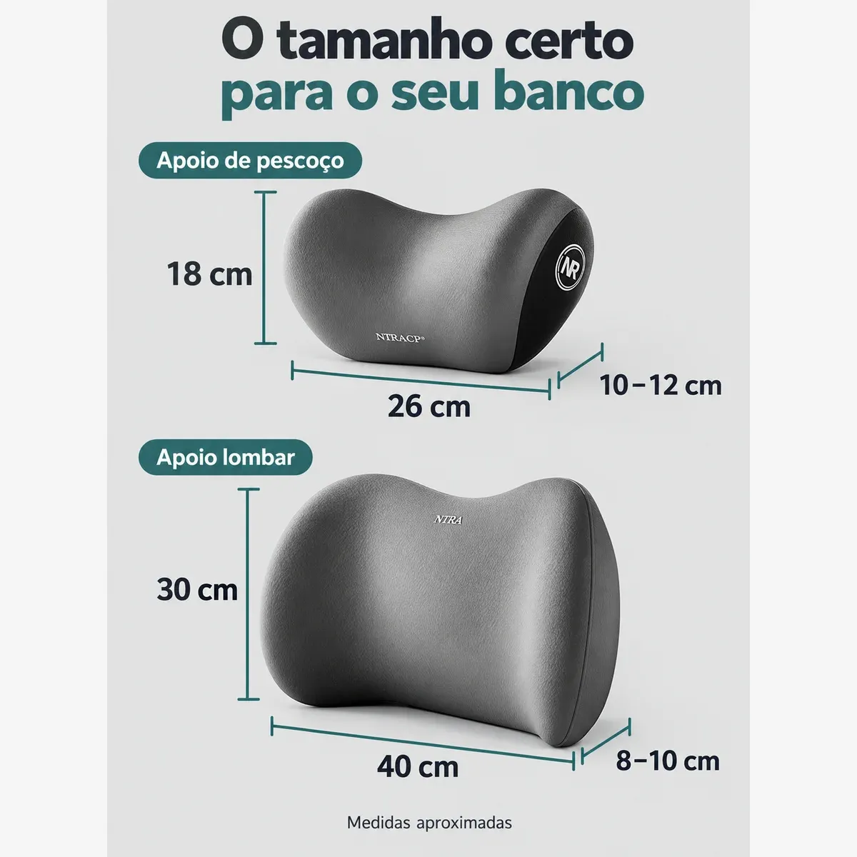Apoio Cervical e Lombar em Espuma de Memória | Luanda