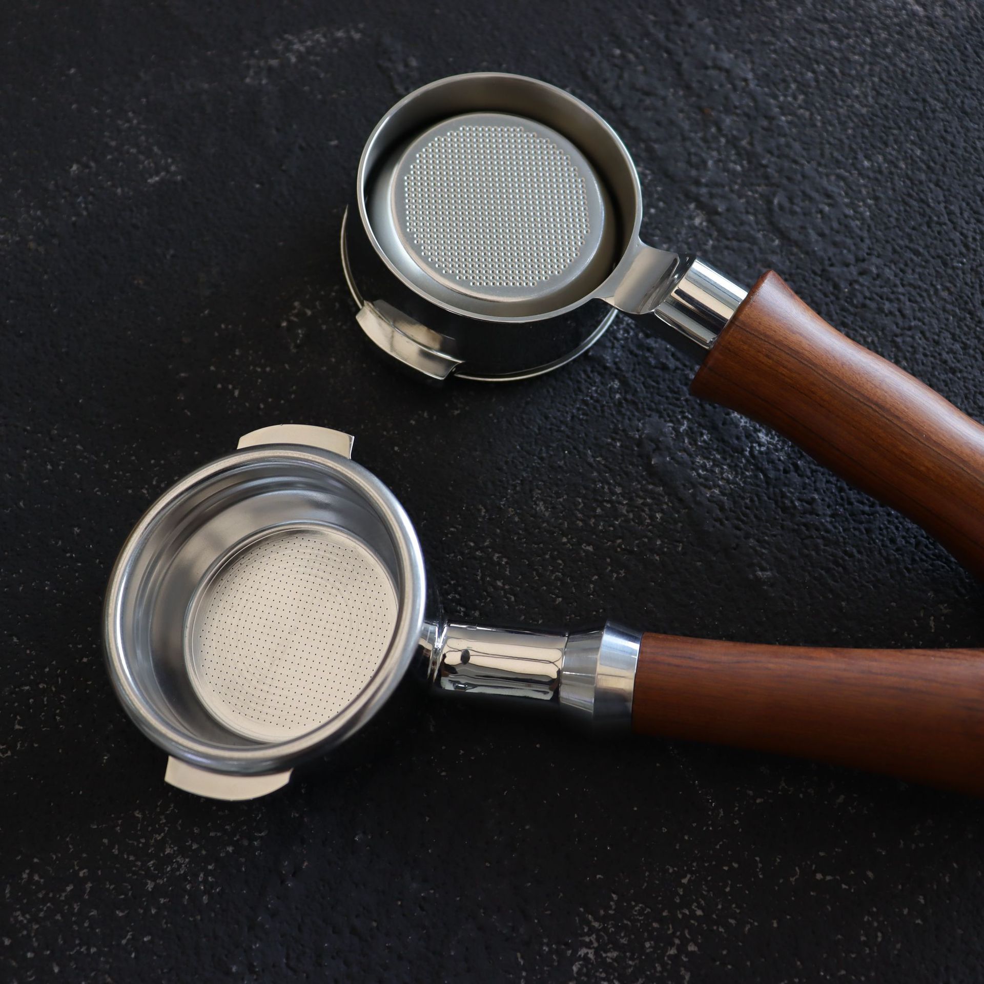 Suitable for Aibo coffee machine - solid wood handle without bottom handle - E61 brewing head - universal coffee handle - 58mm