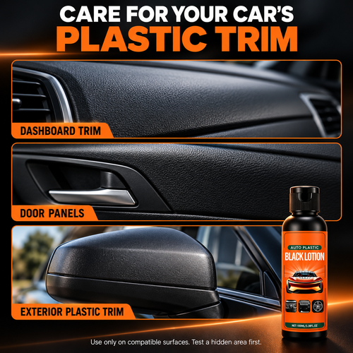 Car Plastic Trim Restorer 100 ml + Free Sponge | Teidle Kenya