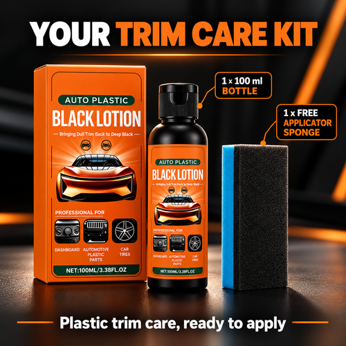 Car Plastic Trim Restorer 100 ml + Free Sponge | Teidle Kenya