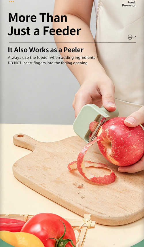 Give away a whisk！Kitchen Must-Have: The Four-in-One Electric Kitchen Cutting Tool - Save 90% of Preparation Time! Wireless Garlic Slicer and Blender, effortlessly and quickly prepare family meals.