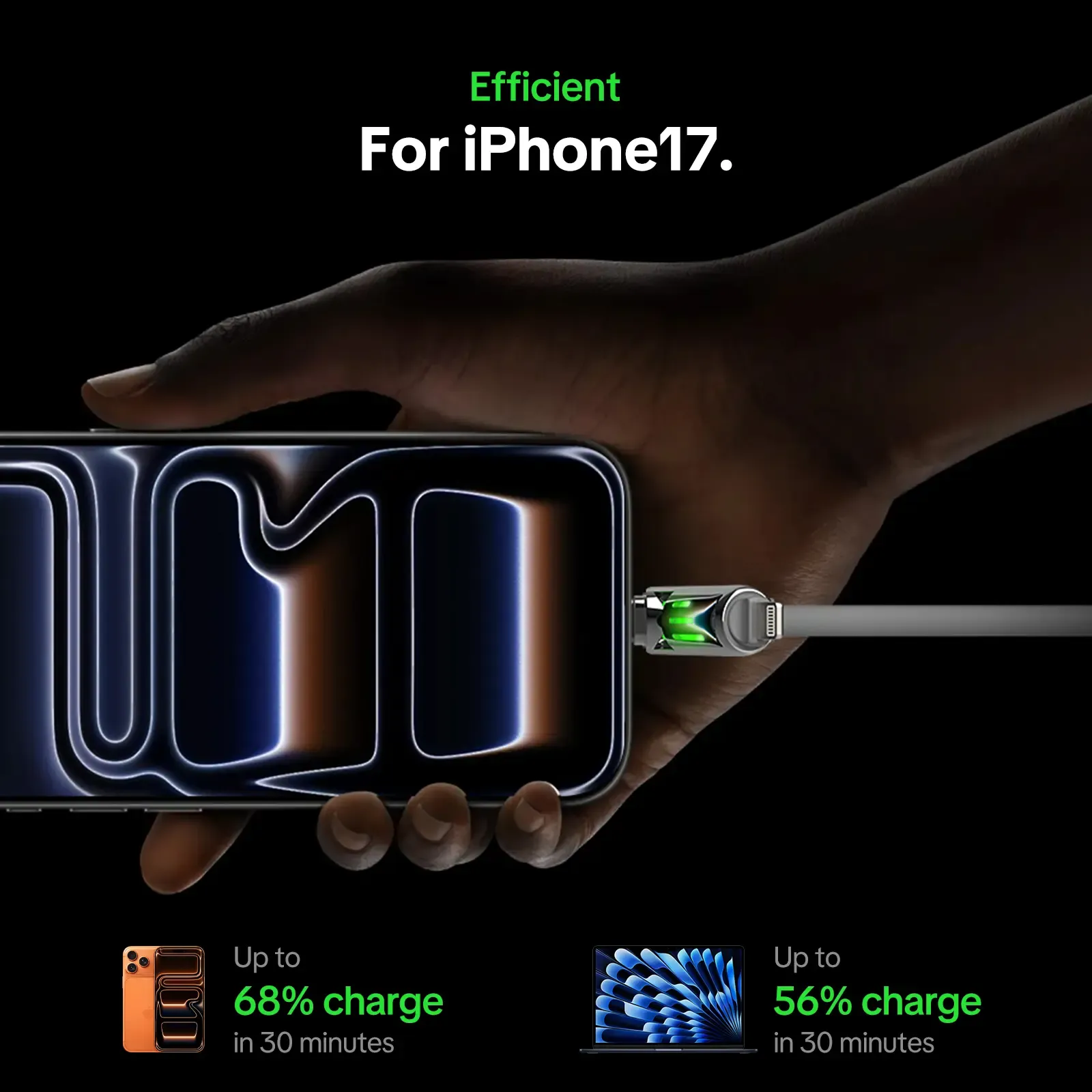 4-in-1 Multi USB Charging Cable  2pcs