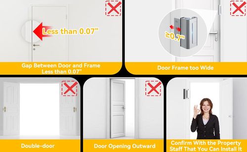 The family urgently needs it! Two-piece household security door lock, with a load capacity of 800 pounds, suitable for inward swinging doors, equipped with 8 screws for reinforcing the lock mechanism to prevent unauthorized entry.