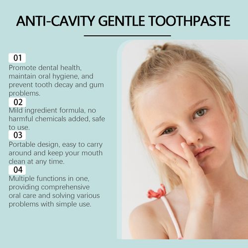 Kid's Toothpaste - fluoride-free, remineralizing - dentist formula - no taste, nano-hydroxyapatite