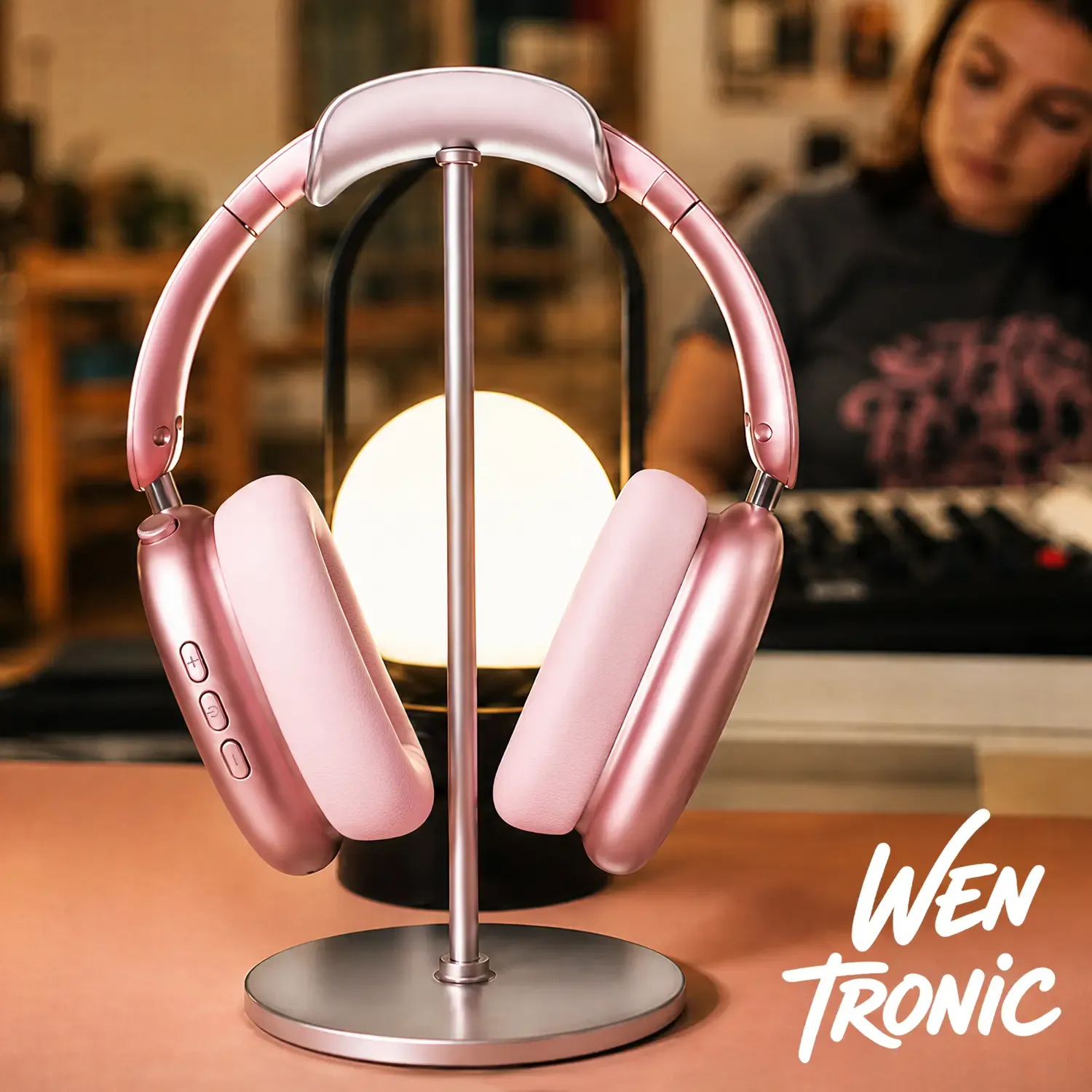 P9 AirMax Over-Ear Wireless Bluetooth Headphones Bluetooth Headphones - Built-in microphone, capable of making phone calls. High-fidelity sound quality, Bluetooth 5.4, long battery life. Compatible with iOS,Android systems.