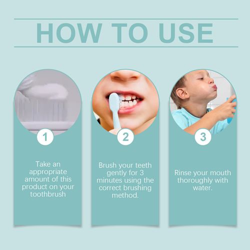 Kid's Toothpaste - fluoride-free, remineralizing - dentist formula - no taste, nano-hydroxyapatite