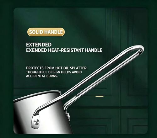 Mini Deep Fryer Pot, 304 Stainless Steel Oil Saving Frying Pot with Foldable Strainer Basket, Multi-purpose Small Cooking Pot for Home Kitchen