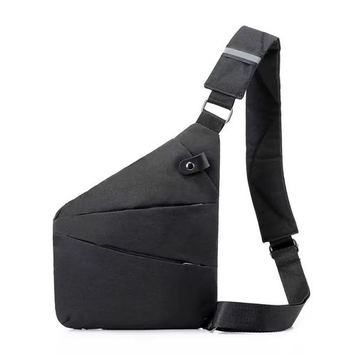 Anti‑Theft Chest Sling Bag, Lightweight Polyester Crossbody Shoulder Bag For Men Daily Travel