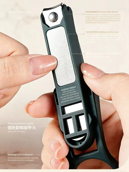 Magnifying Glass Nail Clipper Stainless Steel Portable Nail Cutter For Home Travel