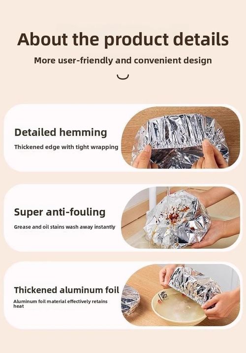 100PCS Disposable Aluminum Foil Food Covers, Kitchenware Cookware Accessory for Home Dining Table Food Containers, High-Quality Heat Retention and Freshness Preservation
