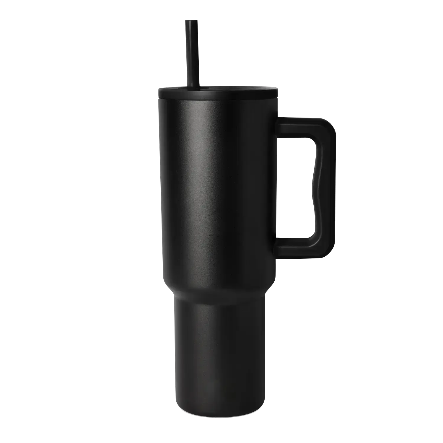 1200ml Large Capacity-Simple Modern 40oz Trek Tumbler with Handle and Straw Lid - Vacuum Insulated Stainless Steel, Reusable, Cupholder Friendly