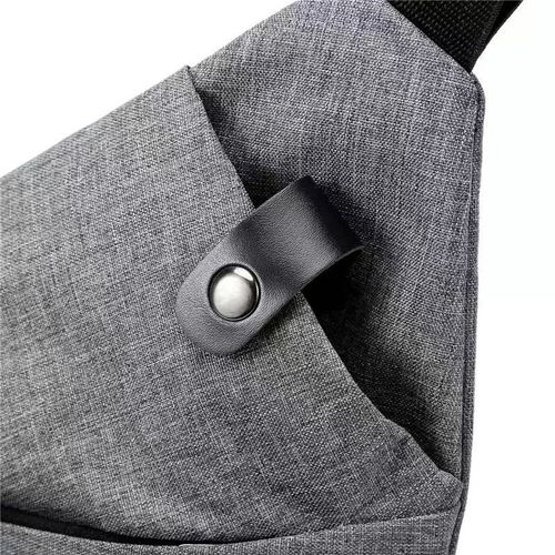 Anti‑Theft Chest Sling Bag, Lightweight Polyester Crossbody Shoulder Bag For Men Daily Travel