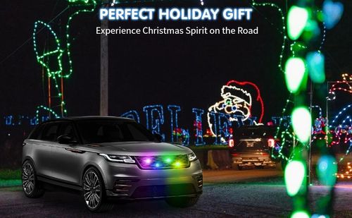 6pcs RGB Led Aircraft Strobe Light Remote Wireless Motorcycle Flash Light Warning Lights for Bike Car Multifunctional