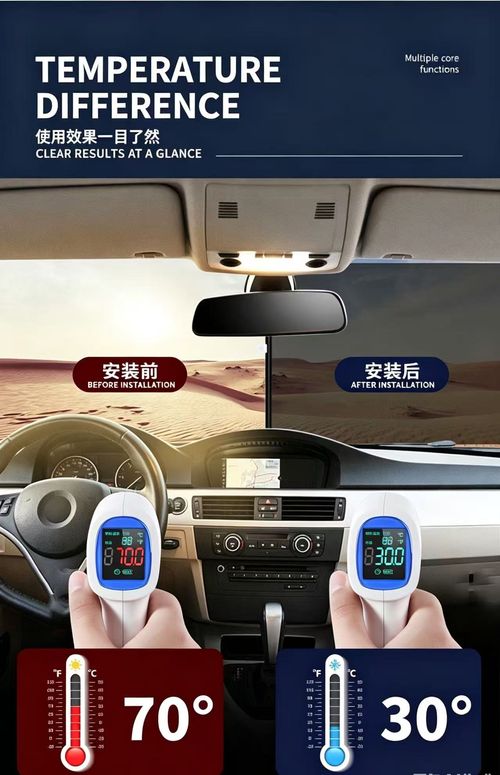 125×68cm Retractable Car Windshield Sunshade, Auto Roll Back Heat Insulation UV Protection Car Front Window Sun Shade