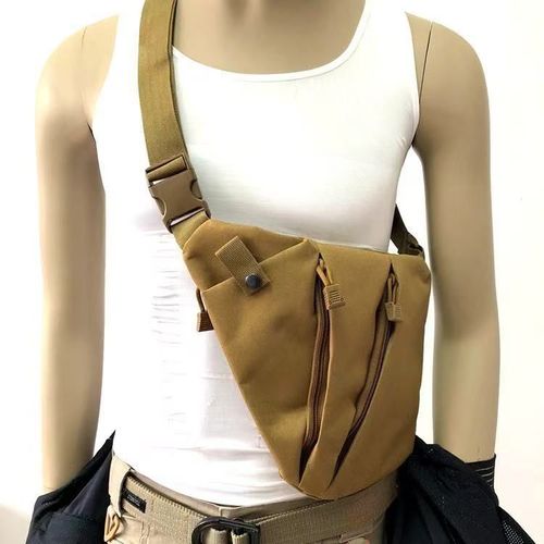 Anti‑Theft Chest Sling Bag, Lightweight Polyester Crossbody Shoulder Bag For Men Daily Travel