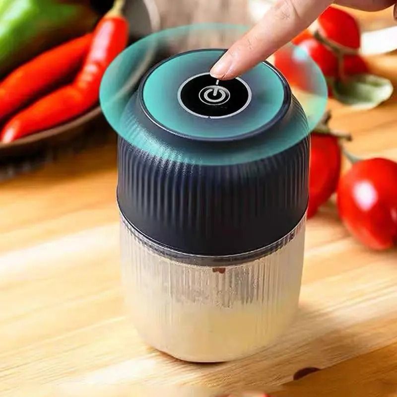 Electric Garlic Chopper: Your Versatile Kitchen Companion ·6 sharp blades