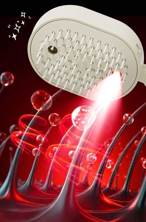 Electric Scalp Massage Comb Rechargeable Anti Static Hair Comb Portable Head Relaxation Massager Reduce Hair Loss Stress Relief Home Hair Care Tool