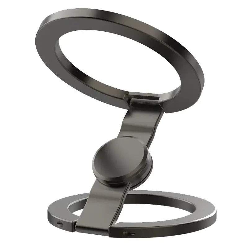 Magnetic Phone Stand & Fidget Spinner Combo, Dual Magnetic Ring Stand, Fidget Toys Adults, Foldable, 360° Rotation, Phone Holder Car, Desk Phone Stand, MagSafe Compatible, Stress Relief Accessory for Home-Office-Travel-Gym