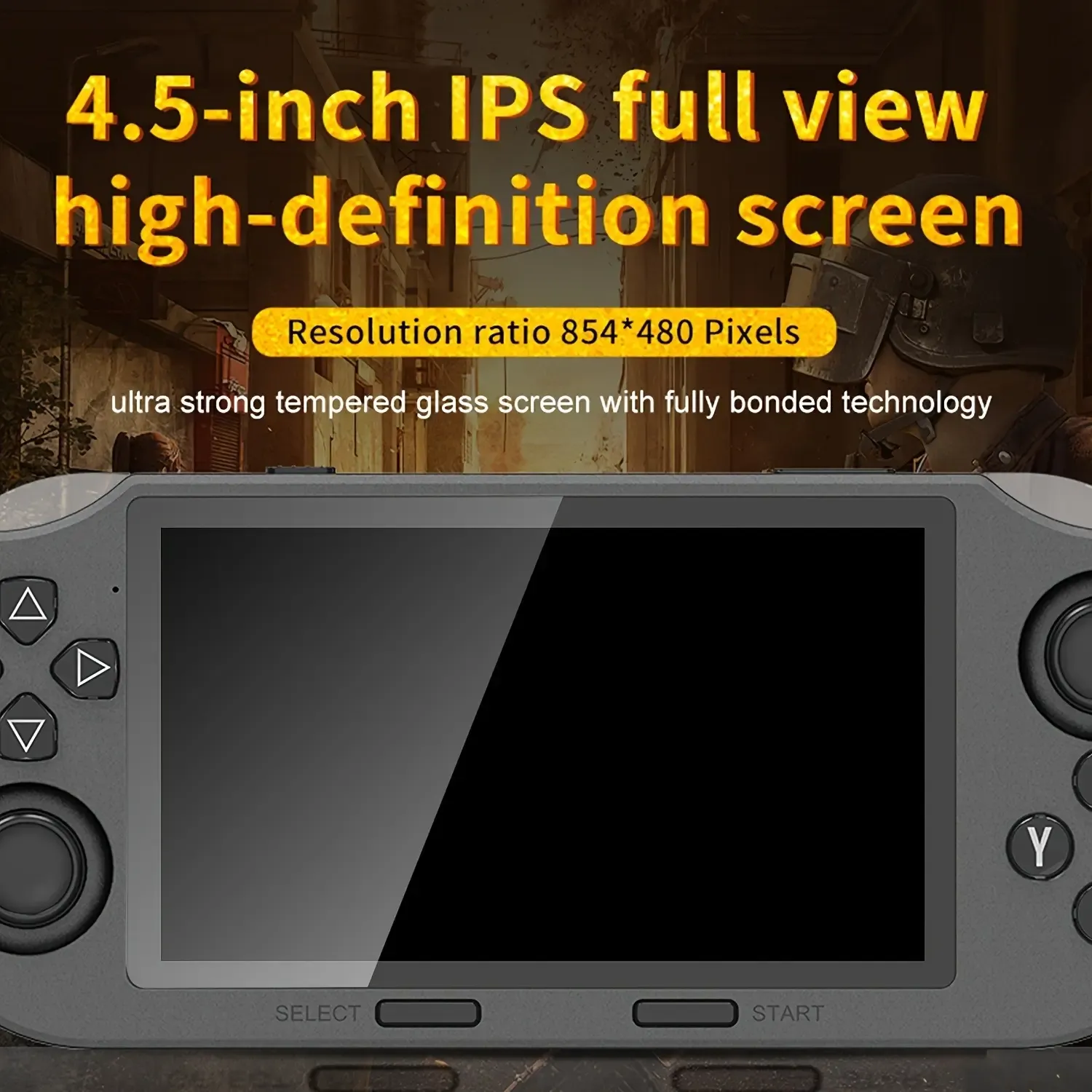 SF3000 Retro Handheld Game Console 4.5 Inch IPS Screen Wireless Mini Portable Game Player