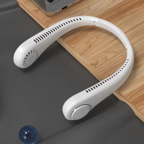 USB Rechargeable 800mAh Battery Portable 360 Degree Adjustable Hand Free Lazy Outdoor Sports Mini Neck Fan